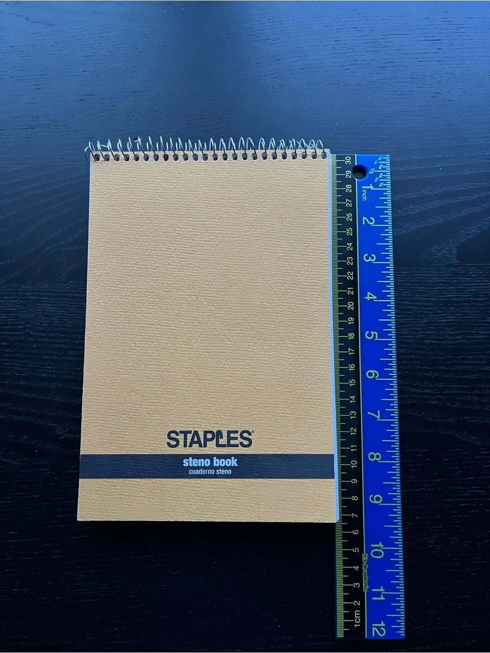 Staples Kraft Steno Book Spiral Memo Pad 6x9 Blue Ruled Gregg Line Notepad 2PK